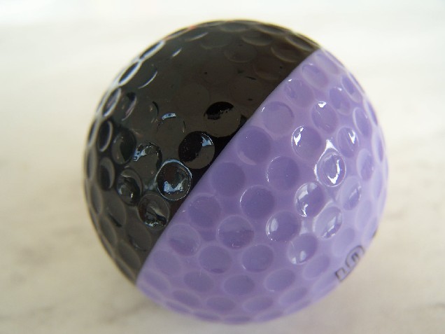 Collectible two-tone Ping Eye golf ball