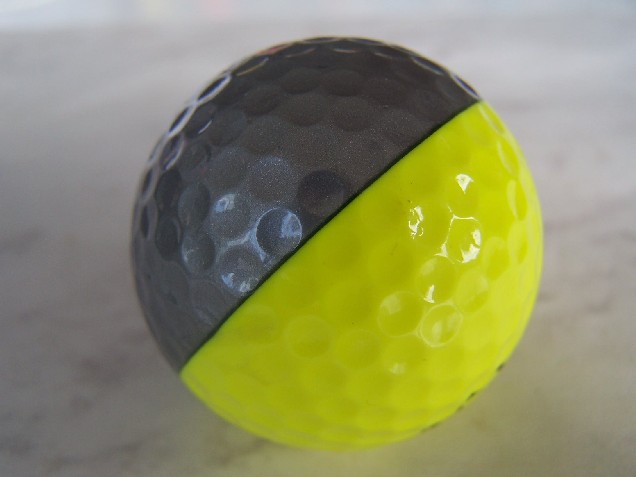 Rare Ping colored golf ball specimen