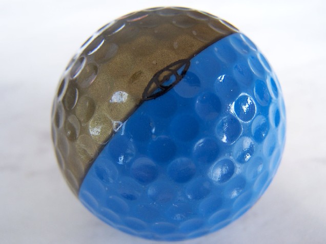 Ping golf ball dual color combination