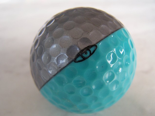 Ping golf ball rare two-tone combination