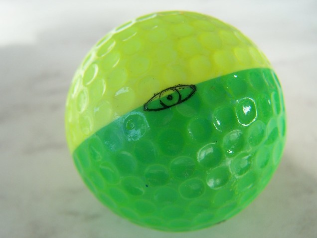Ping golf ball rare color display