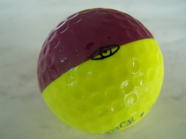 Karsten Ping Eye2 two-color golf ball