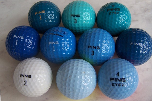 Karsten Ping golf ball color combination