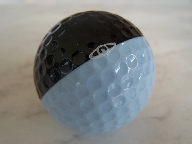 Ping Eye2 colored golf ball display